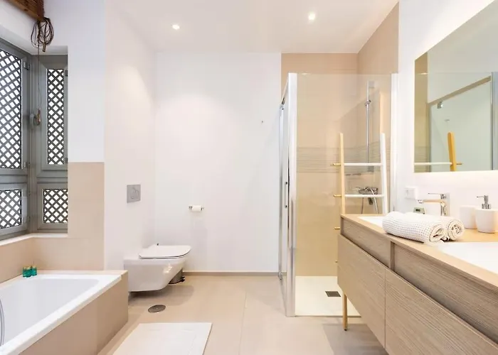 公寓 Garden Serenity Retreat And Workspace With Heated Pools And Gym 滨海帕尔姆